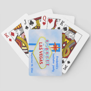 Baralho Sinal personalizado do Solteiro de Las Vegas