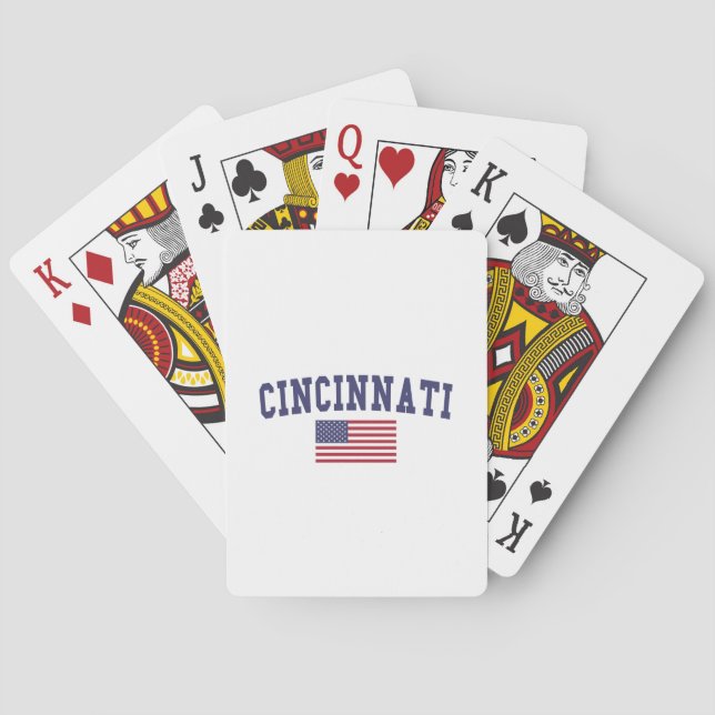 Baralho Sinalizador Cincinnati EUA (Verso)