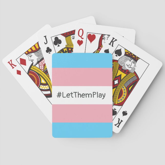Baralho Sinalizador Trans #LetThemPlay (Verso)
