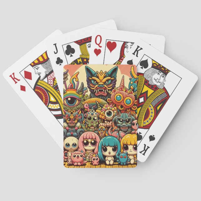 Baralho "Sindicato dos Monstros Bonitos e Assustadores" (Verso)