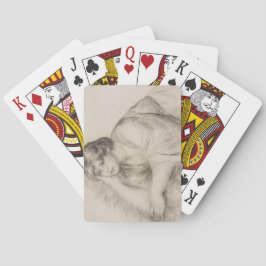 Baralho Sitting Girl (por Pierre-Auguste Renoir)