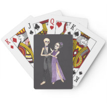 Skeleton Casal Dancing em um conjunto de