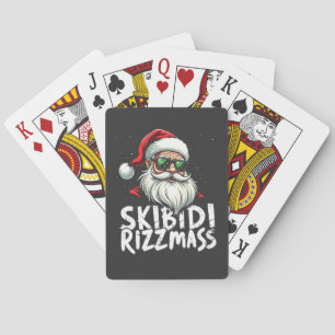 Baralho Skibidi Rizzmas Engraçado Gen Alpha Slang Natal
