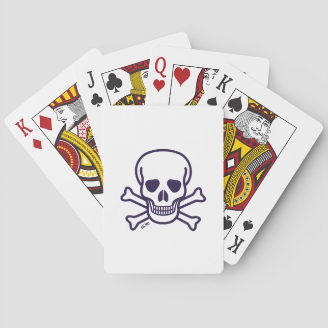 Baralho Skull n Bones Poker jogar cartas (Verso)
