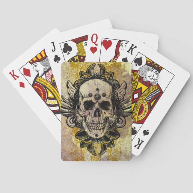 Baralho Skull Playing Cards (Verso)