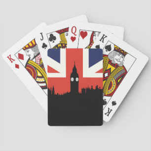 Baralho Skyline de Londres a bandeira britânica