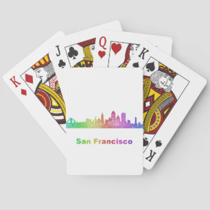 Baralho Skyline de San Francisco do arco-íris