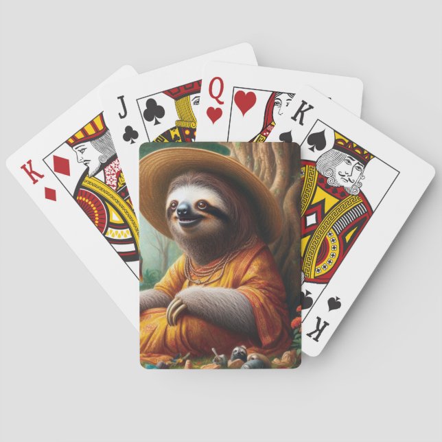 Baralho Sloth Grandma (Verso)