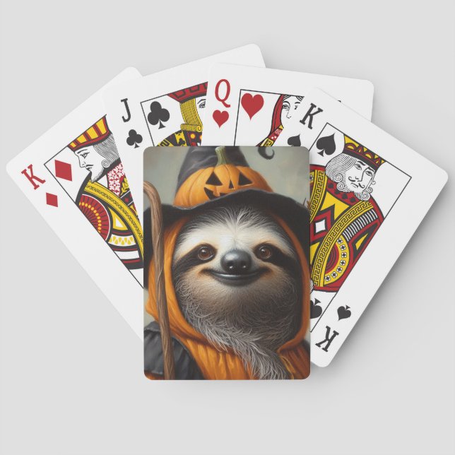 Baralho Sloth Halloween (Verso)