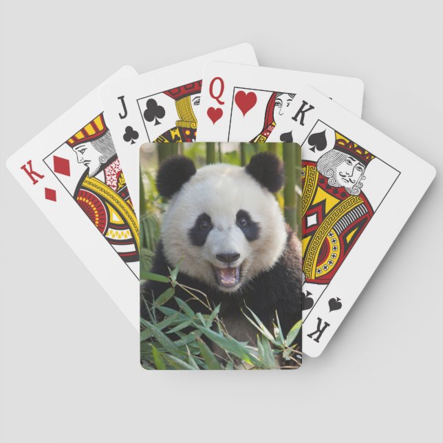 Baralho Smiling Panda Portrait (Verso)