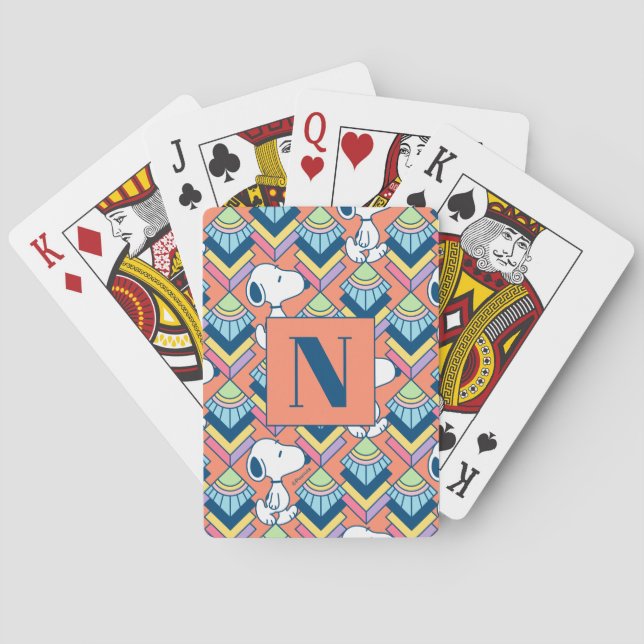 Baralho Snoopy Deco Sonha Padrão Jogando Cartões (Verso)