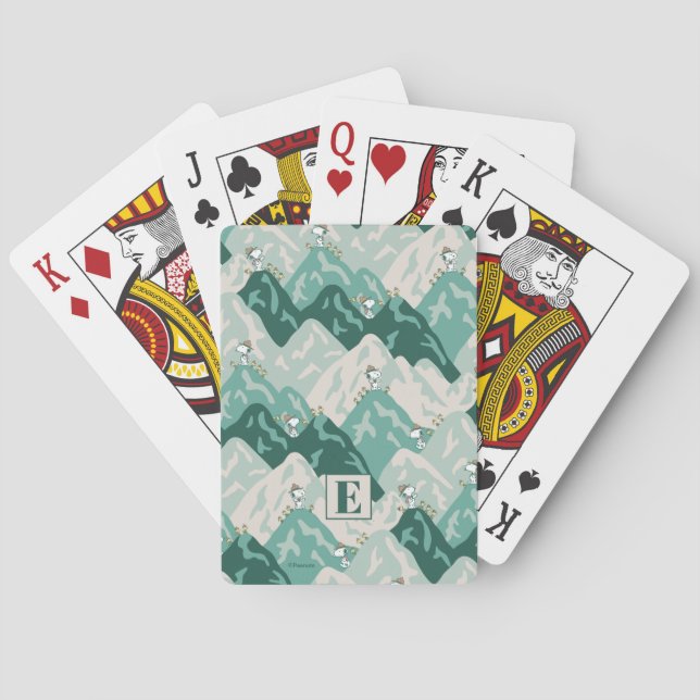 Baralho Snoopy Great Outdoors Pattern Playing Cards (Verso)