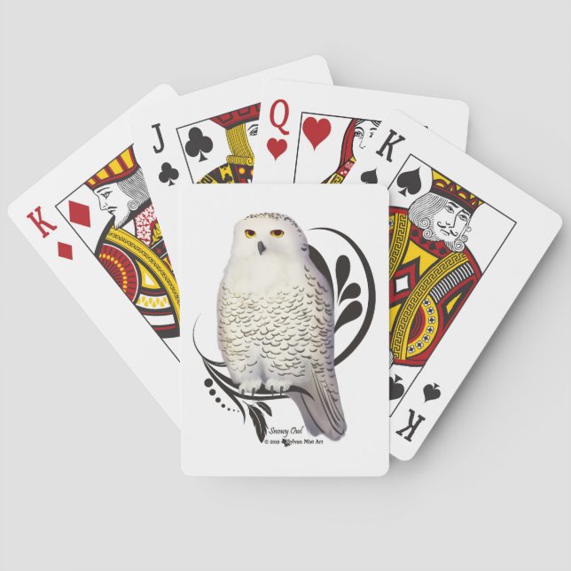 Baralho Snowy Owl (Verso)