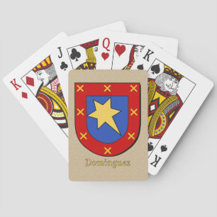 Baralho Sobrenome Espanhol Dominguez Escudo Histórico