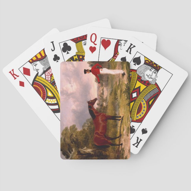 Baralho Soldado com Cavalo de Oficial (Verso)