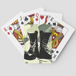 Baralho Soldier Boots Silhout Play Cards