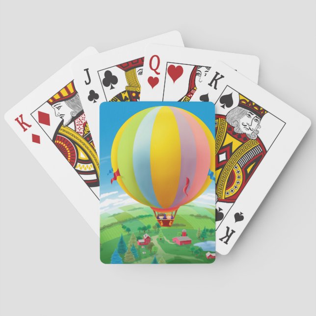 Baralho Soprando No Vento (Verso)