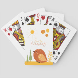 Baralho Sorria Diariamente Boho-Pássaro Sol Cuja Gama