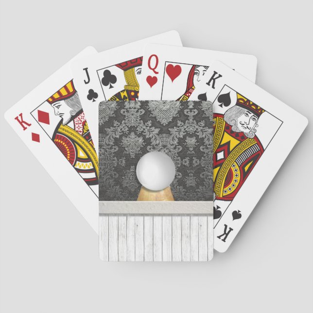 Baralho Sorte psicológica de ciganos dizendo jogar cartas (Verso)