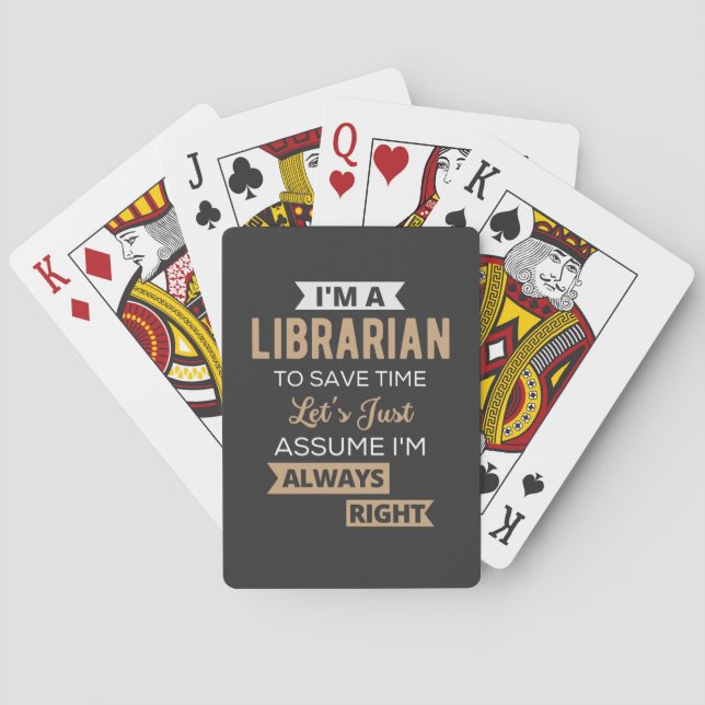 Baralho Sou Bibliotecário (Verso)