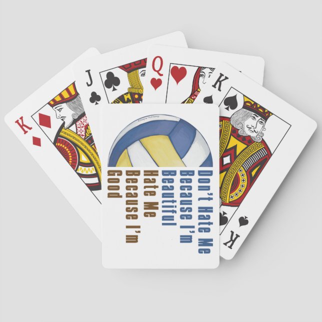 Baralho Sou Bonito, Sou Bom Voleibol (Verso)