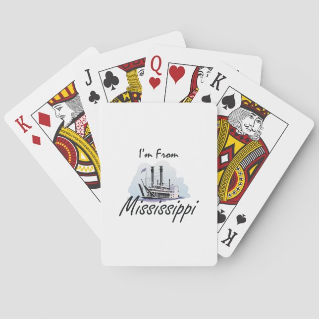 Baralho Sou do Mississippi (Verso)