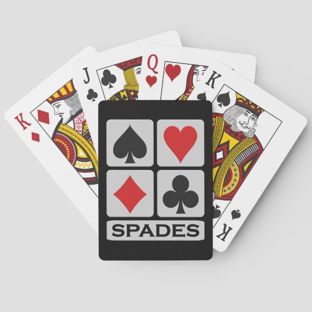 Baralho Spades Player playing cards (Verso)