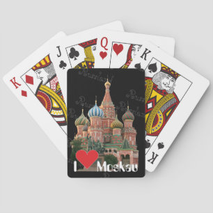 Baralho Spielkarten Moskau Russland Rússia