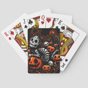 Baralho Spooky Cat e Pumpkins