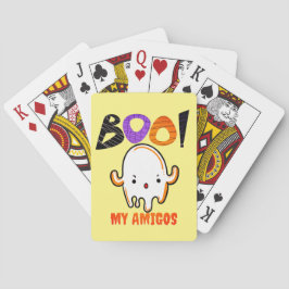 Baralho Spooky Halloween Ghost : Notebook