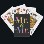 Baralho Sr. casamento gay do Partido de Bachelor do & Gay<br><div class="desc">Sr. casamento gay do Partido de Bachelor do & Gay</div>