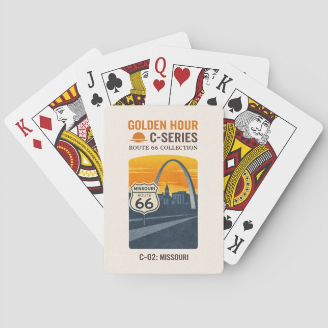 Baralho St. Louis Centennial Gateway Sunset Deck (Verso)
