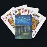 Baralho Starry Night Over the Rhone por Vincent Van Gogh<br><div class="desc">Starry Night Over the Rhone,  por Vincent Van Gogh. Esta é uma antiga obra-prima do pintor mestre holandês Vincent Van Gogh. Esta pintura fina tem uma cor bela,  vibrante e saturada. Vincent Van Gogh era um pintor impressionista holandês. Esta pintura foi pintada nas margens de Rhone,  na França.</div>