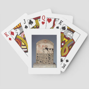 Baralho Stela ao touro dos Apis (pedra calcária pintada)