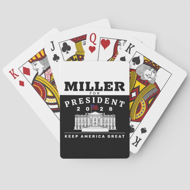 BARALHO STEPHEN MILLER 2028 (Verso)