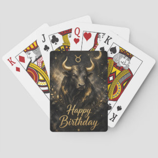 Baralho Stier Happy Birthday Sternzeichen Design