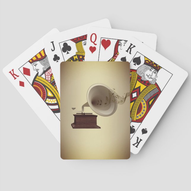 Baralho Streams de Música do Gramophone (Verso)