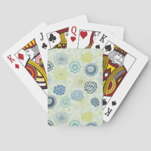 Baralho Stylish floral pattern with cute flowers