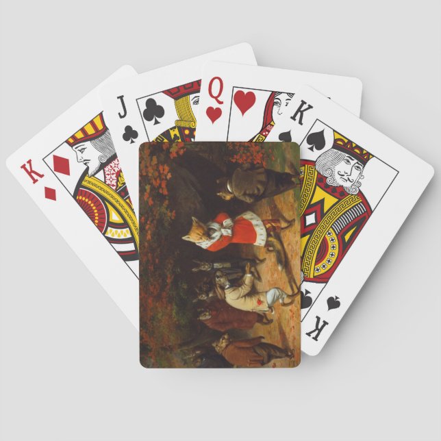 Baralho Sua Majestade Recebe (por William Holbrook Beard) (Verso)