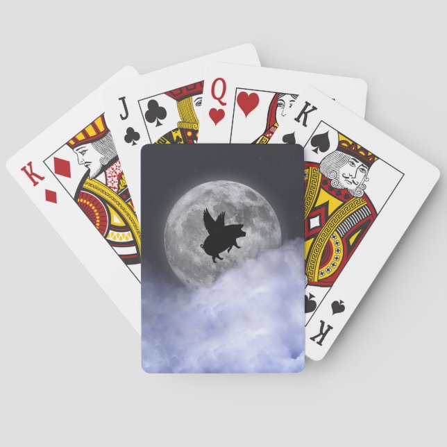 Baralho Suínos voadores nocturnos (Verso)