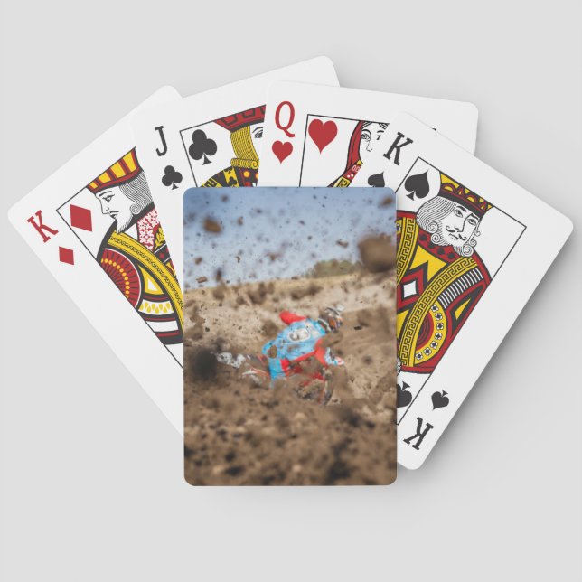 Baralho Sujeira do motociclista da sujeira (Verso)