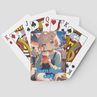 Baralho summer cat ears girl
