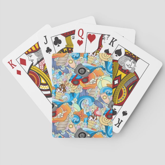 Baralho Summer Fun Pattern (Verso)