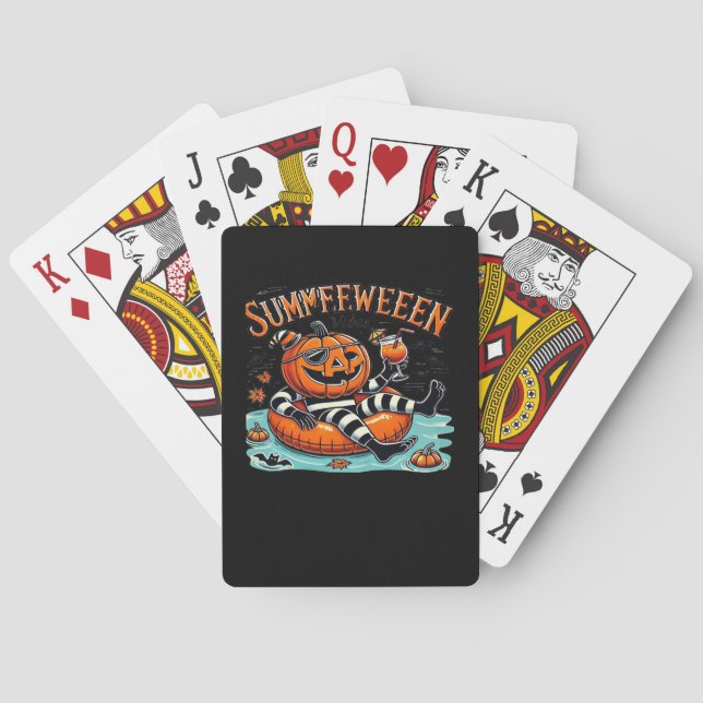 Baralho Summerbetween Vibes Spooky Summer Pumpkin Sobredim (Verso)