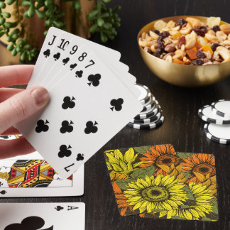 Baralho Sunflowers Classic Playing Cards
