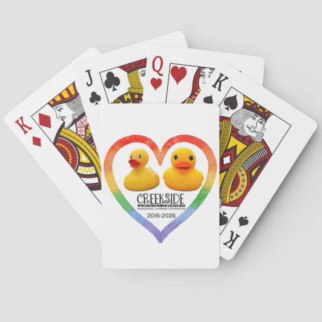Baralho sunny b e moony jogando cartas (Verso)