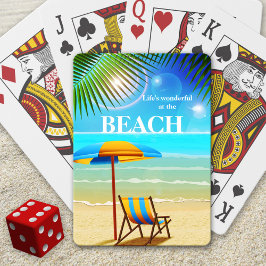 Baralho Sunny Beach Summer Brincando com Cartões