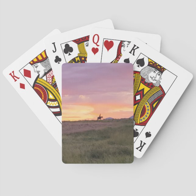 Baralho Sunset Ride Playing Cards (Verso)
