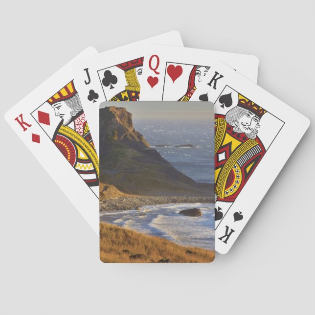 Baralho Sunset, Sea Stacks, Irmãs, Oregon Coast (Verso)