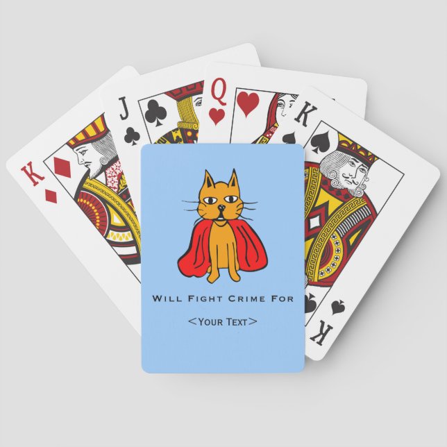 Baralho Super Cat Combatendo Crime Para (i)  (Verso)